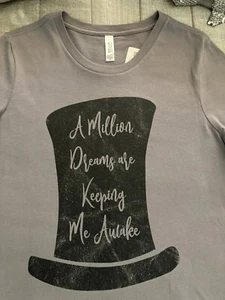 Bella+Canvas Women’s Dreams T Shirt A Million Dreams Are Keeping Me Awake Top - Picture 1 of 8