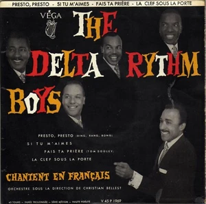 THE DELTA RYTHM BOYS CHANTENT EN FRANCAIS FRENCH ORIG EP CHRISTIAN BELLEST - Imagen 1 de 1