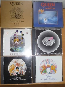 Queen CDs Sammlung I&II Wembley 86 At The Opera At The Races Innuendo Jazz - Bild 1 von 2