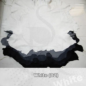 Ostrich Leather Hide, white color 16 sqft 100% Genuine ostrich skin grade A - Picture 1 of 3