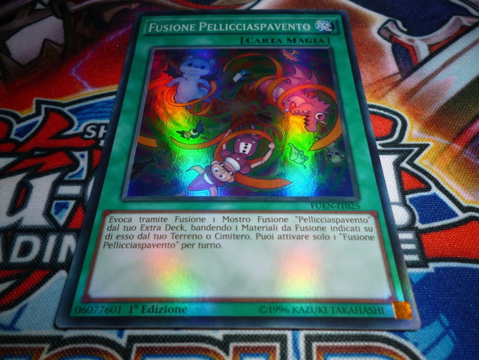 YU GI OH FUSIONE PELLICCIASPAVENTO FUEN IT 025 SUPER RARA ITA - Immagine 1 di 1