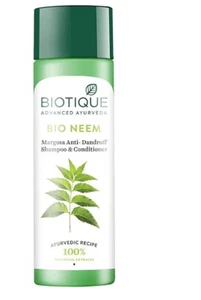 Biotique Bio Neem Margosa Anti Dandruff Shampoo and Conditioner, 120 ml FS - Picture 1 of 2