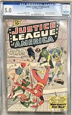 Silver Age Comics Justice League of America #5 CGC 5.0 1961 OW-W