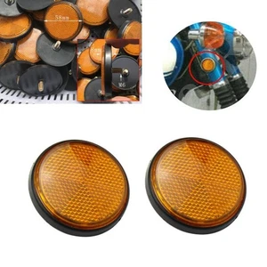 Practical Fork Reflector 2PCS Plastic Replaces 8mm Thickness Autocycle - Picture 1 of 6