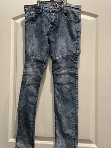 Phat Farm Boys' Size 18 Skinny Distressed Hip Hop Y2K  Jeans, Preowned - Picture 1 of 12