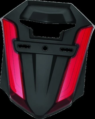 Cubierta guardabarros trasero Kuryakyn 3259 Omni LED negro satinado para Honda Goldwing Foto 1 de 4