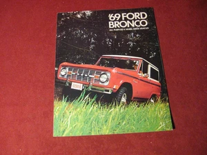 1969 Ford Bronco Sales Brochure- Original - Foto 1 di 3