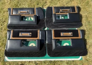 1980 Cadillac Door Panels Black Fleetwood Deville Sedan No Rips - Picture 1 of 7