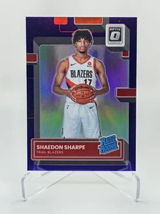 2022-23 Donruss Optic Purple #249 Shaedon Sharpe RR RC (C) - Bild 1 von 2
