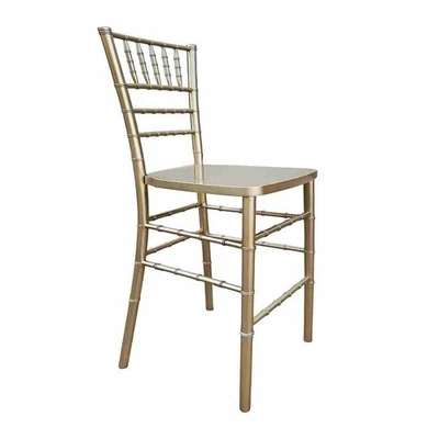 Sparkling Gold Champagne Resin Chiavari Barstool by Chivari - Image 1 of 4