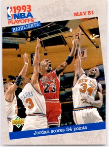 Michael Jordan 1993-94 Upper Deck Jordan obtiene 54 puntos #193 - Envío gratuito - Imagen 1 de 4