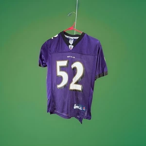 Reebok Authentic Baltimore Ravens #52 Ray Lewis Jersey Sz Yth Medium (10/12) - Picture 1 of 10