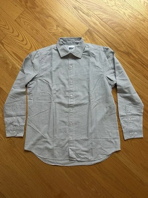 J. Press Blue Stripe Oxford Classic Fit Sport Shirt Size L - Image 1 of 4