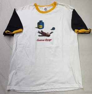 Curious George Vintage 1995 Ether Ringer Tee Size XL Mens Never Worn! - Picture 1 of 7