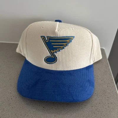 St Louis Blues NHL Hockey Corduroy SnapBack Hat - Image 1 of 3