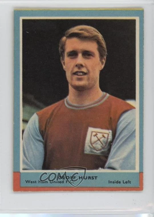 Tarjetas de concurso de fútbol americano 1964-65 A&BC Geoff Hurst #36 Foto 1 de 2