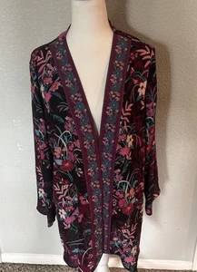 Pioneer Woman L/XL Floral Cardigan Light Layer - Picture 1 of 4