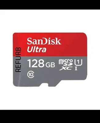 128GB SanDisk Ultra microSDXC UHS-I Class 10 Card- For Camera / Phone S9 S10 - Image 1 of 2
