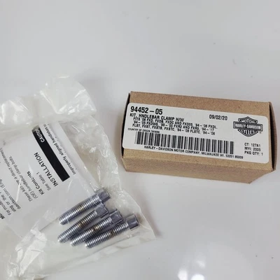 Harley 94-05 Dyna Softail manillar abrazadera elevadora herrajes pernos 94452-05 Foto 1 de 3