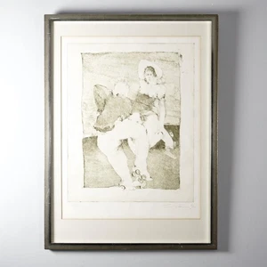 Jürgen Görg Radierung Aquatinta 21/30 von 1978 staubgeschützt gerahmt - Bild 1 von 6