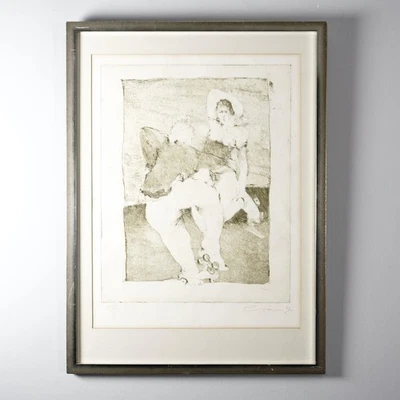 Jürgen Görg Radierung Aquatinta 21/30 von 1978 staubgeschützt gerahmt - Bild 1 von 4