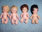 1965-1966 Four Baby Peewee Dolls 4” by Uneeda Doll Co, Hong Kong (4)