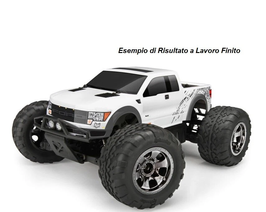 HPI 114710 Carrozzeria FORD F-150 SVT RAPTOR Trasparente HPI RACING SAVAGE XS - Immagine 1 di 1