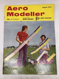 AEROMODELLER MAGAZINE AUGUST 1974  MODEL AIRCRAFT DUCHESS JUNIOR STUNT - Picture 1 of 4