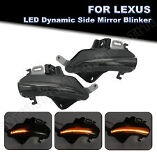 Sequential LED Side Mirror Turn Signal Light For Lexus IS250 IS350 IS300 ES RC F