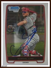 Gabriel Lino autographed baseball card
