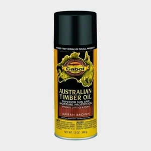 Cabot AUSTRALIAN TIMBER OIL 12 oz. Transparent Smooth JARRAH BROWN Deck Railings - Picture 1 of 2