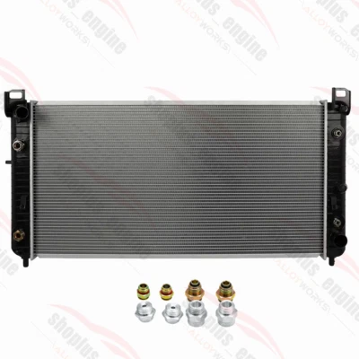 For 2001-2002 Chevrolet Silverado GMC Sierra 2500 3500HD 89018317 8.1L Radiator - Image 1 of 4