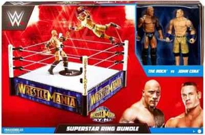 WWE WrestleMania 29 The Rock vs John Cena Superstar Ring Bundle - Picture 1 of 4