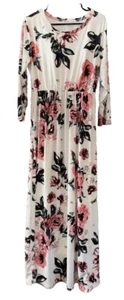 Women Summer Boho Long Sundress Maxi Evening Party Kaftan Beach Dress XXL - Picture 1 of 12