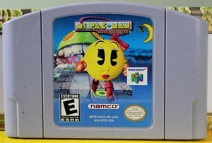 Ms. Pac-Man Maze Madness (Nintendo N64) Original OEM Cartridge getestet - Bild 1 von 3