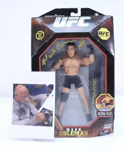 Action figure autografate firmate giocattolo UFC 11 Mark Coleman Jakks Pacific Hammer - Foto 1 di 12