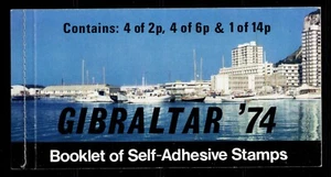 Folletos de estampillas GIBRALTAR QEII NH MINHT 1975-2007, SG SB4-15. ELIGE DE LA LISTA. - Imagen 1 de 25