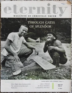 RARE Eternity Magazine June 1957 Evangelical Foundation Elliot Gates Splendor - Imagen 1 de 7