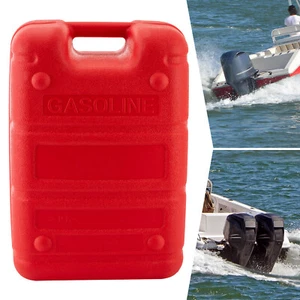 Marine 6 Gallon Plastic Outboard Gas Tank External Boat Fuel Tank 24L Universal) - Foto 1 di 14