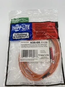 Tripp Lite N306-006 6 Fuß Duplex Multimode LWL Patchkabel SC/SC - Bild 1 von 3