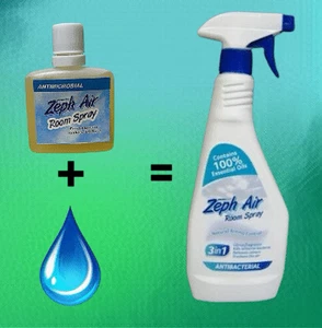 Zephair Lufterfrischer Raum Sprühkonzentrat, antimikrobiell, ätherische Öle - Bild 1 von 2