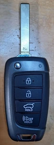 New Genuine OEM 2018-2020 4 Btn Hyundai Elantra GT Flip Key Remote 95430-G3100R - Picture 1 of 5