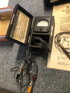 Vintage Simpson Honeywell Millivoltmeter W129A2 / w/Box Case & Instructions - Picture 1 of 11