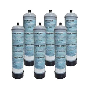 6 Bombole CO2 monouso 600gr. per acquari con attacco M10x1 - Imagen 1 de 1