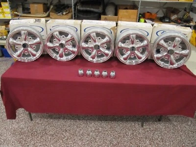 5 NOS VW American Eagle EMPI Wheels 15 x 5.5 Inch 5x205 Made in USA - Image 1 of 4