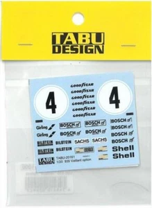 1/20 PORSCHE 935 VAILLANT DECAL - TABU- TABU20161 - Imagen 1 de 1