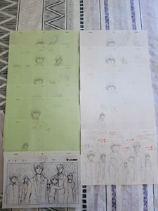Ghost Hunt anime group shot douga / genga set - Bild 1 von 2