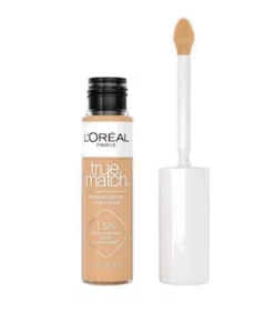 L'Oreal True Match Radiant Serum Concealer 1.5% Hyaluronic Acid W7 Med Deep New - Picture 1 of 5
