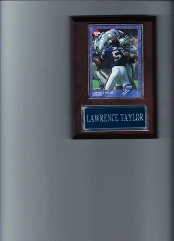 LAWRENCE TAYLOR PLAQUE NEW YORK GIANTS LT FOOTBALL NFL   C3 Cover