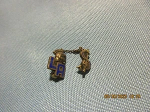 Vintage 1948 Los Angeles LA High School Spartan’s & Band? Pins Sterling Silver - Picture 1 of 2